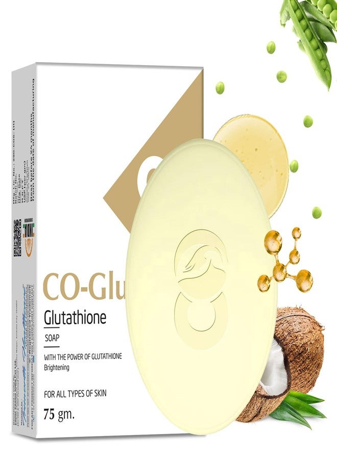 كو صابون تفتيح البشرة الفاخر CO Gluta Glutathione، 75 غرام، مناسب لجميع أنواع البشرة (عبوة من 3 قطع) - Image 2