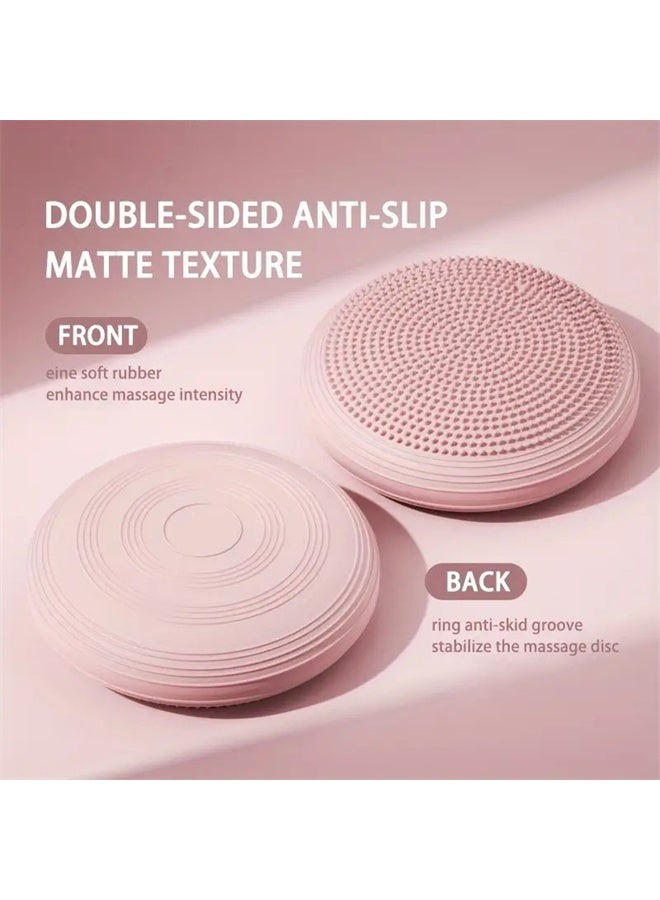 HOMESTAR Balance Disc, Wobble Cushion for Balance with Pump Wiggle Seat for Improving Posture, Fitness, Stabilit, Pink - Image 2