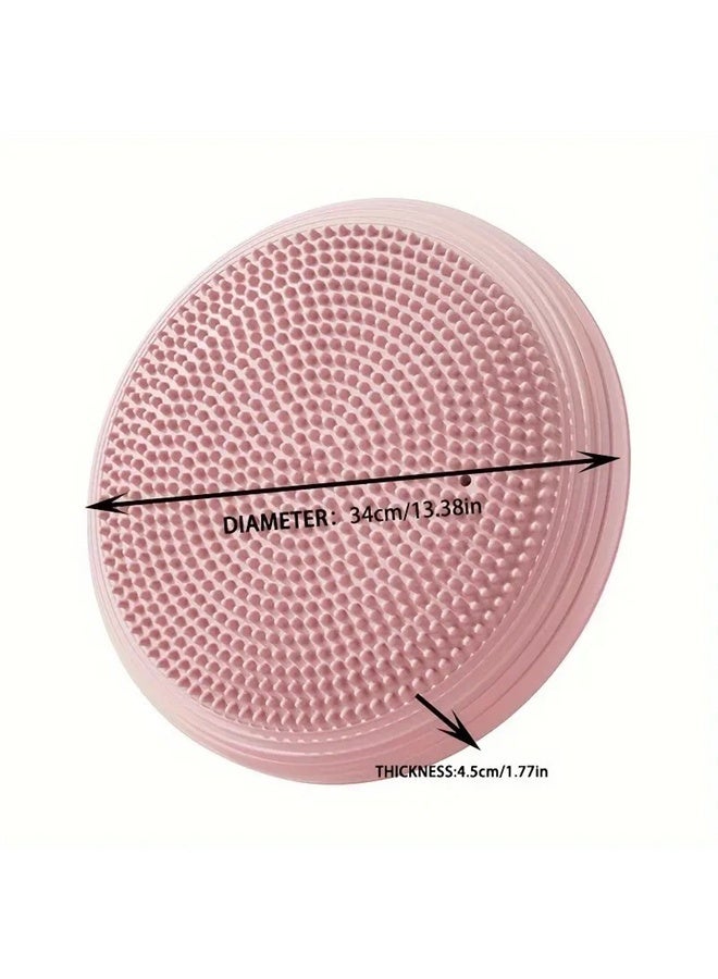 HOMESTAR Balance Disc, Wobble Cushion for Balance with Pump Wiggle Seat for Improving Posture, Fitness, Stabilit, Pink - Image 5
