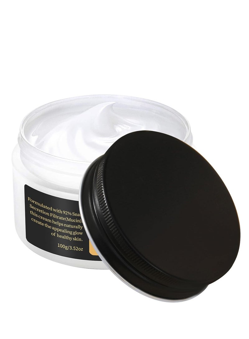 موويام كريم سنييل 92 المتطور الكل في واحد كريم سنييل موسين مجموعة علاجية للخطوط الدقيقة وعلاج البقع مرطب للبشرة الجافة والحساسة ترطيب البشرة الجافة والباهتة  100 جرام - Image 2