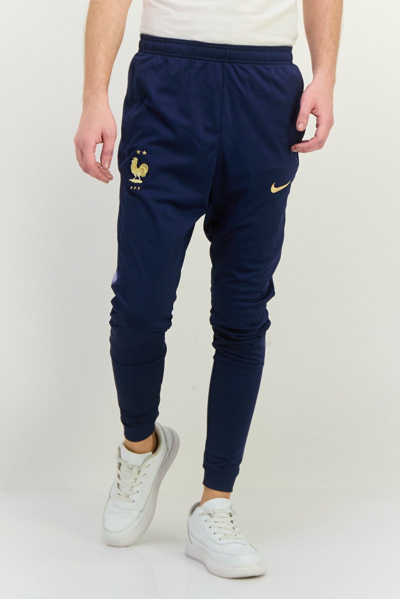 Nike ملابس رياضية للرجال مجموعة 2 قطعة بشعار العلامة التجارية بدلة تدريب، أسود - Image 1