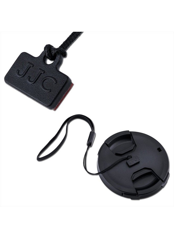 JJC 2-Pack 49mm Front Lens Cap Cover with Deluxe Cap Keeper for Canon EF 50mm f1.8, EF-M 15-45mm f3.5-6.3, Sony E 55-210mm f4.5-6.3, E 35mm f1.8, E 50mm f1.8 and Other Lenses with 49mm Filter Thread - Image 4