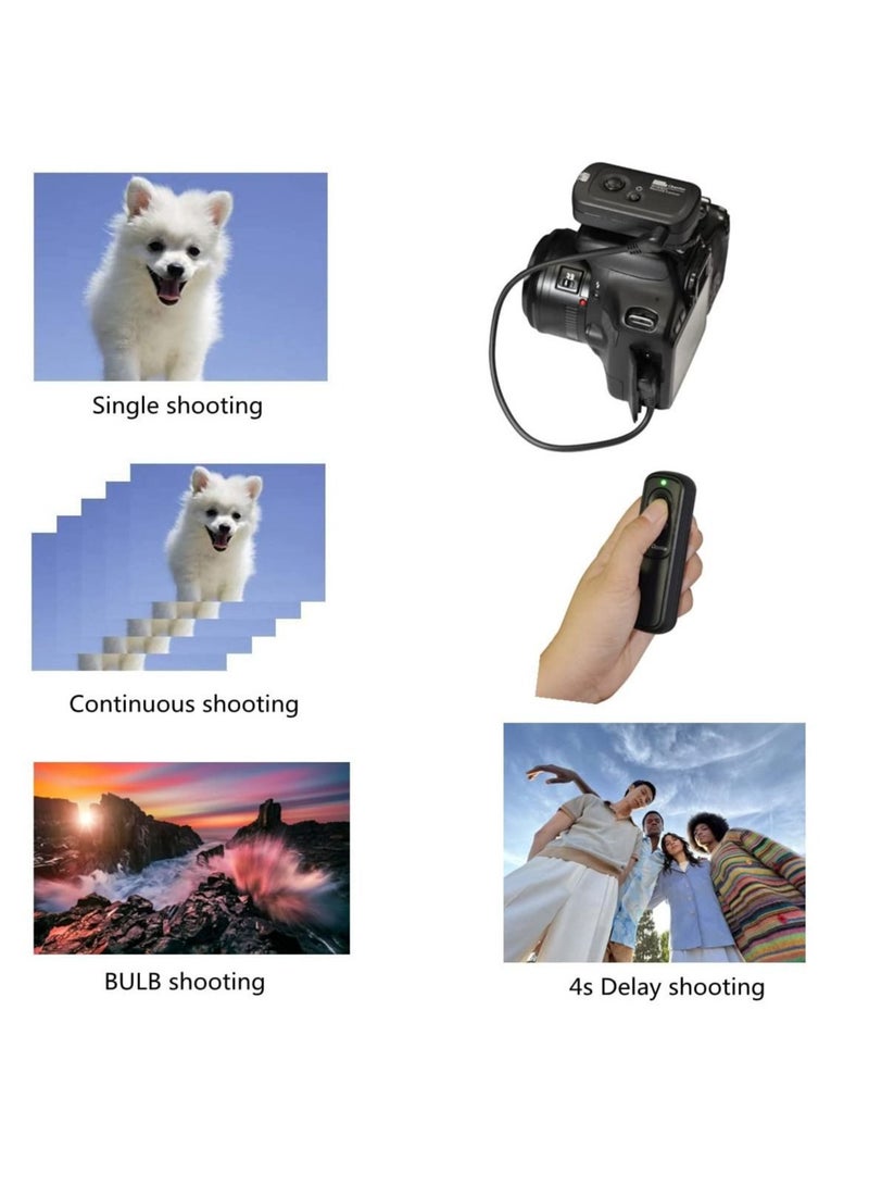 Captaintech SYOSI, Camera Wireless Shutter Release Remote, SYOSI, Control RW221 DC2 Compatible with Nikon D750 D7200 D610 D55 D90 D3200 D3100 D600 D5000 D5100 - Image 2