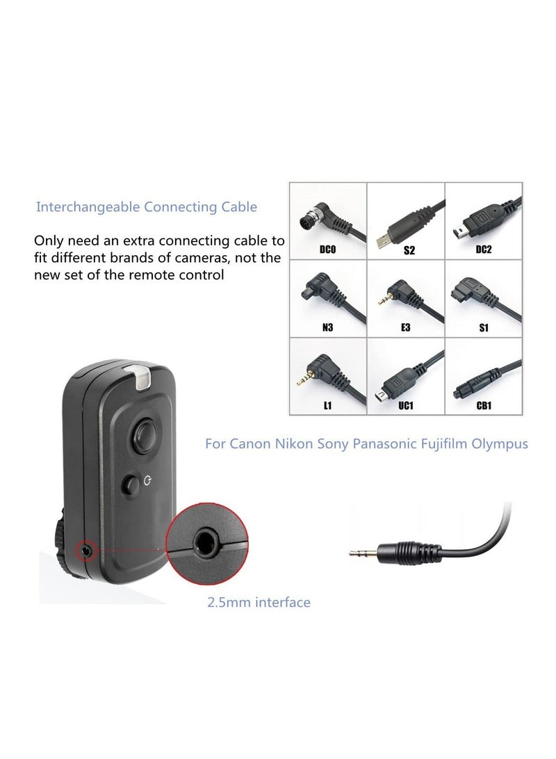Captaintech SYOSI, Camera Wireless Shutter Release Remote, SYOSI, Control RW221 DC2 Compatible with Nikon D750 D7200 D610 D55 D90 D3200 D3100 D600 D5000 D5100 - Image 4