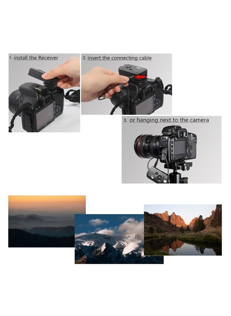 Captaintech SYOSI, Camera Wireless Shutter Release Remote, SYOSI, Control RW221 DC2 Compatible with Nikon D750 D7200 D610 D55 D90 D3200 D3100 D600 D5000 D5100 - Image 5