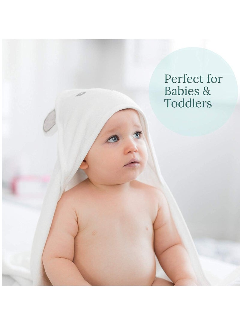 Raxoom Bamboo Hooded Baby Towel - Soft Bath Towel with Bear Ears for Babie, Toddler, Infant - Ultra Absorbent, Natural Baby Stuff Baby Bath Shower Gifts for Boy and Girl - (Bear, 30 x 30 Inch) - Image 3