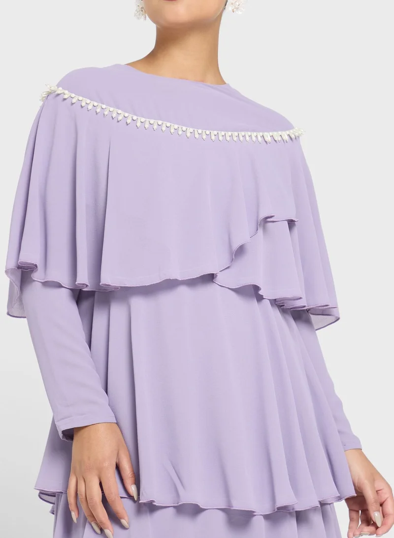 Khizana Layered A-Line Dress