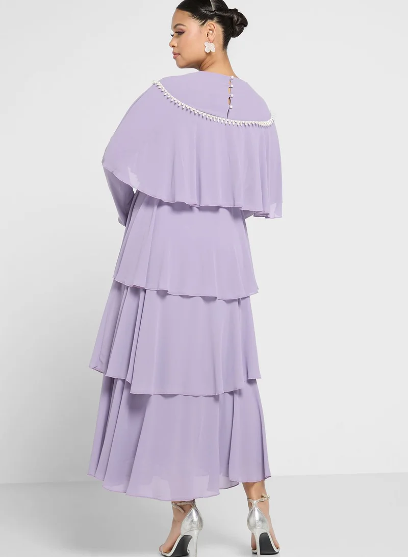 Khizana Layered A-Line Dress