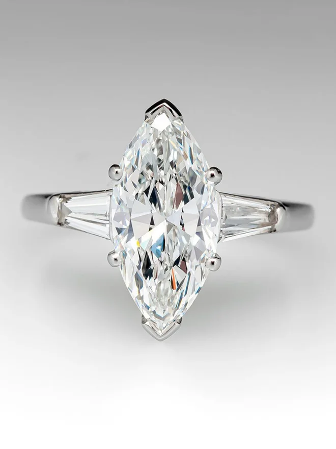 Styli  Embellished Marquise Ring for Women | Best Price UAE