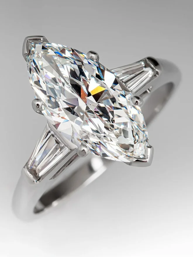 Styli  Embellished Marquise Ring for Women | Best Price UAE