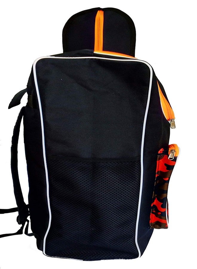 Tima Cricket Kit Bag Army Print Multicolor External Standard Vertical Storage Space with Single bat Holder Pouch. - Image 3