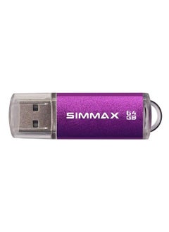 SIMMAX Flash Drive 2 Pack 64Gb Usb 2.0 Flash Drives Thumb Drive Memory Stick Pen Drive With Led Indicator (Red Purple)  - Image 3