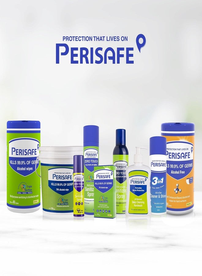 PERISAFE Multipurpose Sanitizing Disinfectant Wipes For Hard & Soft Surface - 80 Wipes - Image 5