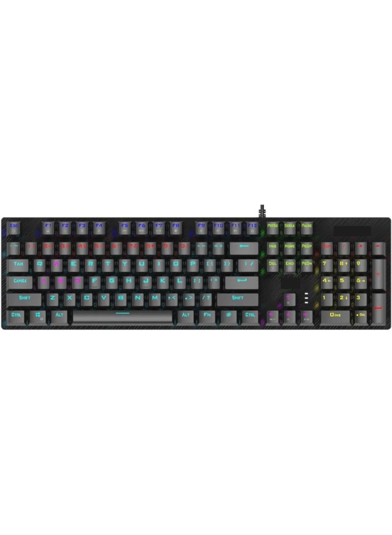 AULA S2022 Mechanical Gaming Keyboard Blue Switch,Full Size USB Wired Computer Keyboards - Image 2
