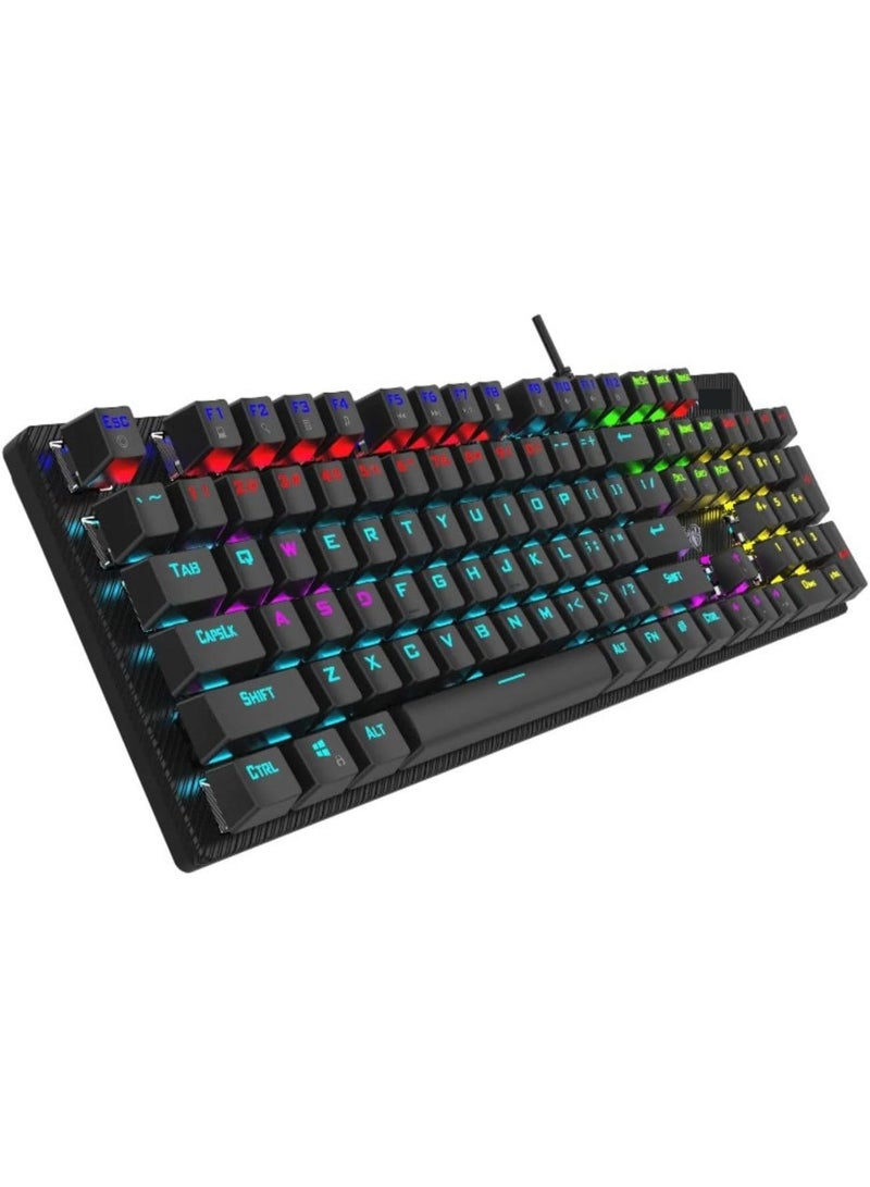 AULA S2022 Mechanical Gaming Keyboard Blue Switch,Full Size USB Wired Computer Keyboards - Image 1