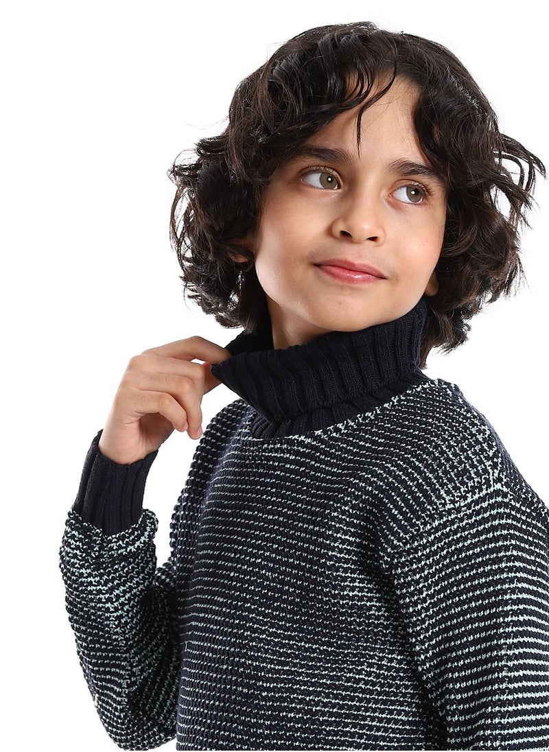 Caesar - Wool Boys Pullover With Multi Design - Image 1