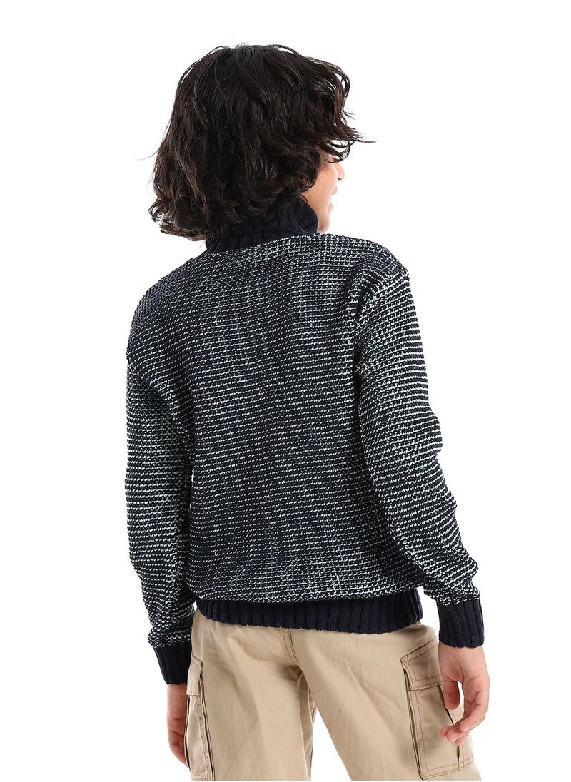Caesar - Wool Boys Pullover With Multi Design - Image 1