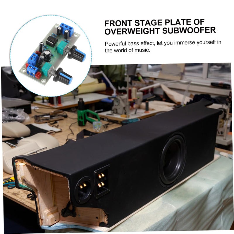 وحدة مضخم صوت باس منخفض مع لوحة مسبقة التحكم في الصوت لأنظمة التسجيل المنزلية - Image 5