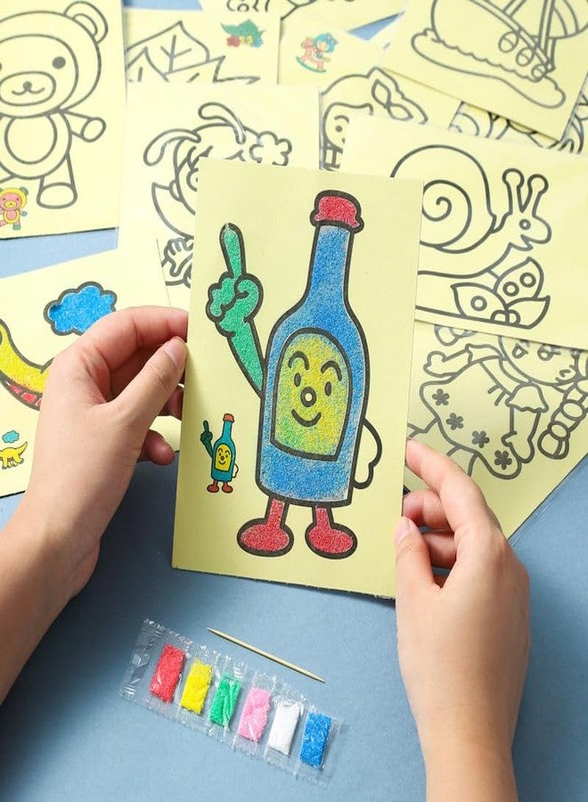 squishy 25PCS Sand Art Kit for Kids, Mess-Free Creative Activity for Children, DIY Educational Fun Toy for Boys & Girls, Home Art Projects & Classroom Learning Tools - Image 1