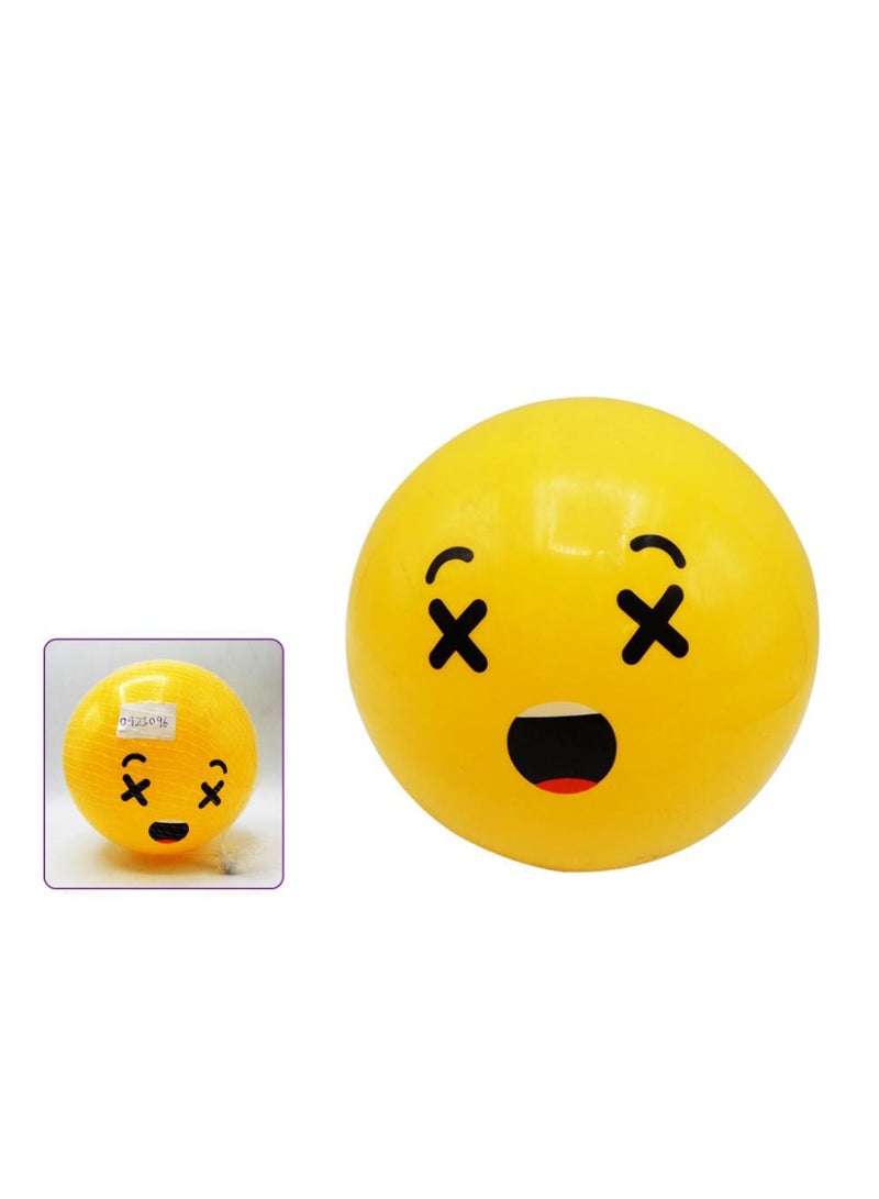 PARTY FUN PVC Smiley Face Stress Ball Perfect for Fingers Exercise, Stress Relief, School Rewards, and Party Gifts 1 Piece, 50g, 9 Inches - Image 2