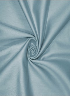 Raymond Raymond Home King Flat Sheet Bedsheet 210 Thread Count Luxurious Mercerized 100% Cotton Bedding Solid Bed Linen with 2 Pillow Case - Blue (274 * 274 CM)  - Image 5