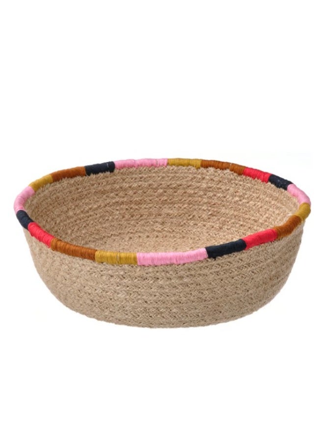 سلة من الجوت، 22 سم - Image 1