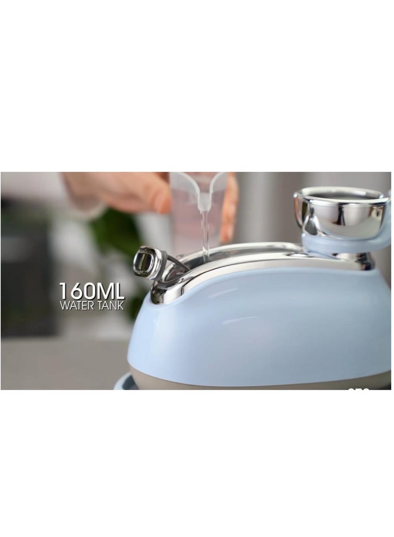 1200W Steam Iron with LED Display – 160ml Water Tank, 3 Steam Settings (10/15/20g/min), Aluminium & Tempered Glass Soleplate – Fast 25s Heat-Up, Overheat Protection, Rotatable Handle – Dry/Steam Ironing  - Image 4