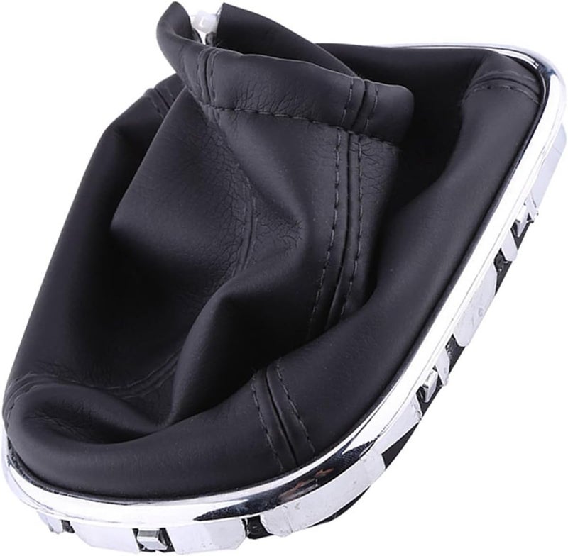 PU Leather Car Gear Shift Knob Cover Boot for 2008-2012, Black with Frame - Durable Material, Stylish Design, Perfect Fit Replacement - Image 4