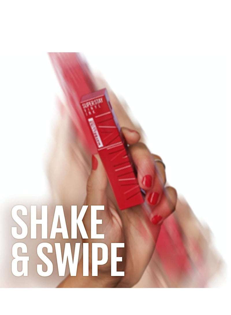 MAYBELLINE NEW YORK Super Stay Vinyl Ink Liquid Lipstick 30 Unrivaled 5.4 - Image 4