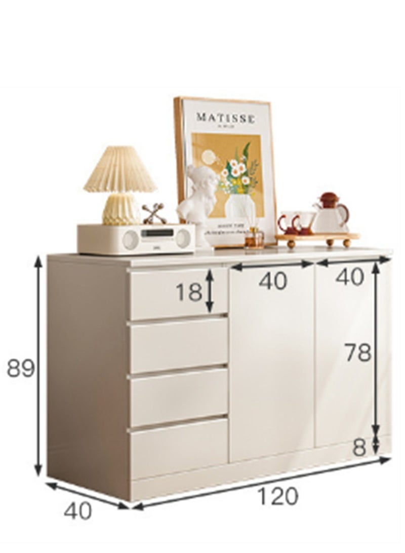 خزانة المطبخ ، خزانة بوفيه الجانبية المنزلية ، خزانة تخزين بار زاوية القهوة الحديثة مع الدرجات والأبواب لغرفة المعيشة للمطبخ في الممر (DGC001) - Image 5