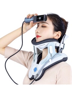 Cervical Neck Traction Equipment Home Use Neck Traction Device with Electric Air Pump Easy to Wear and Fully Adjustable