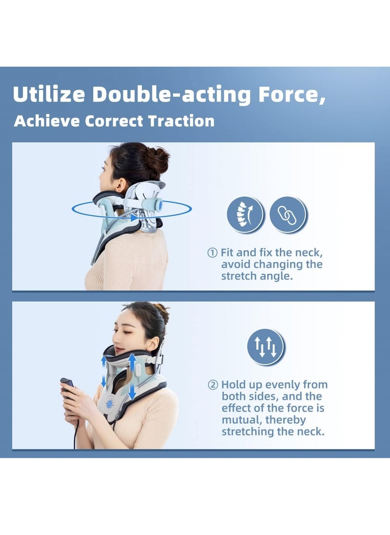 Ru syanl - Cervical Neck Traction Equipment Home Use Neck Traction Device with Electric Air Pump Easy to Wear and Fully Adjustable - Image 1