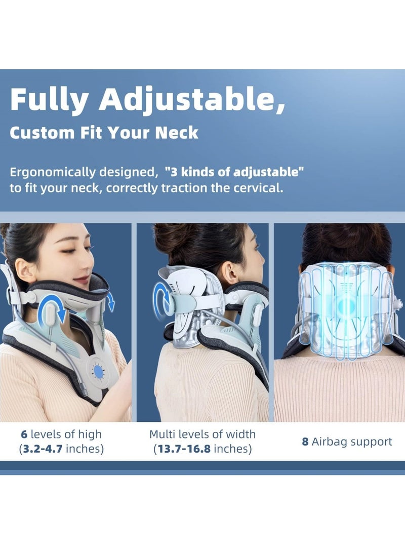 Ru syanl - Cervical Neck Traction Equipment Home Use Neck Traction Device with Electric Air Pump Easy to Wear and Fully Adjustable - Image 1