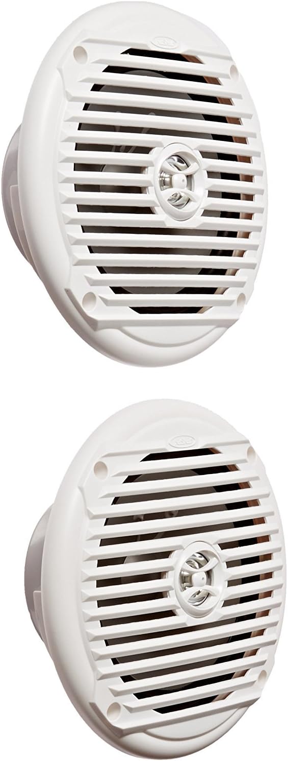 ASA Jensen MS6007WR 65 Coaxial Marine Speakers 60 Watts White Sold as Pair  - Image 1