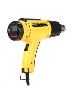 NIBEMINENT High Quality LCD Digital Temperature-Control LED Electric Hot AirGun Adjustable Heat Gun Tools Set With Nozzle 1500W Ac110V Yellow 1.012kg  - Image 2