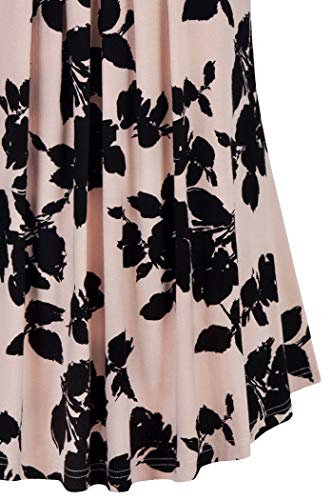 BEPEI Tank Tops for Women Plus Size,Flower Printed Cami Shirt Nursing Blouse Home House Clothes Summer 2025 Casual Beach Vacation Camisole Sleeveless Flowy Tunics,Red Floral 2XL - Image 4