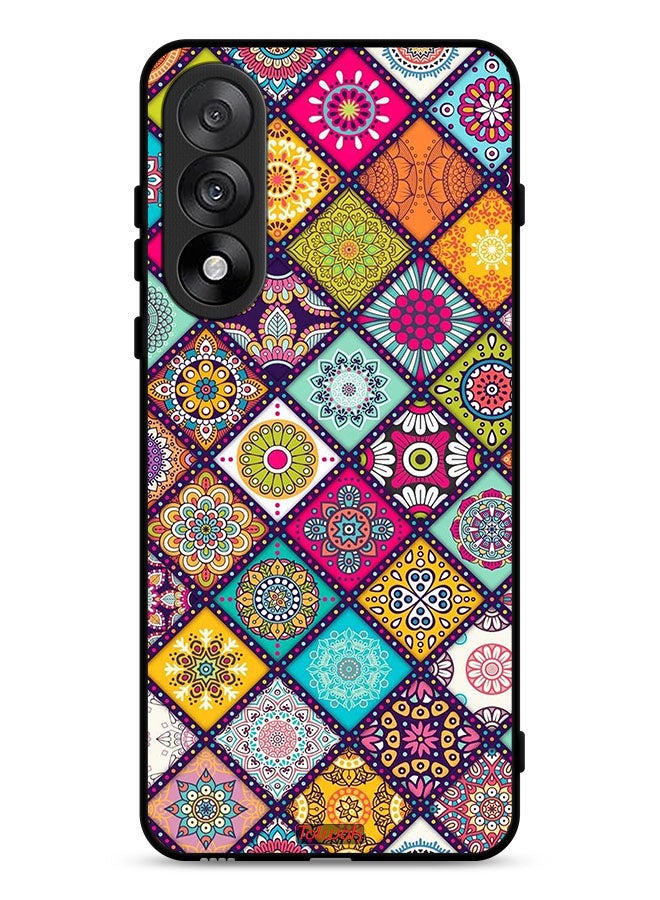 Tolwak OnePlus Ace 5 Ultra Protective Case Cover Mandala Squares Pattern - Image 1