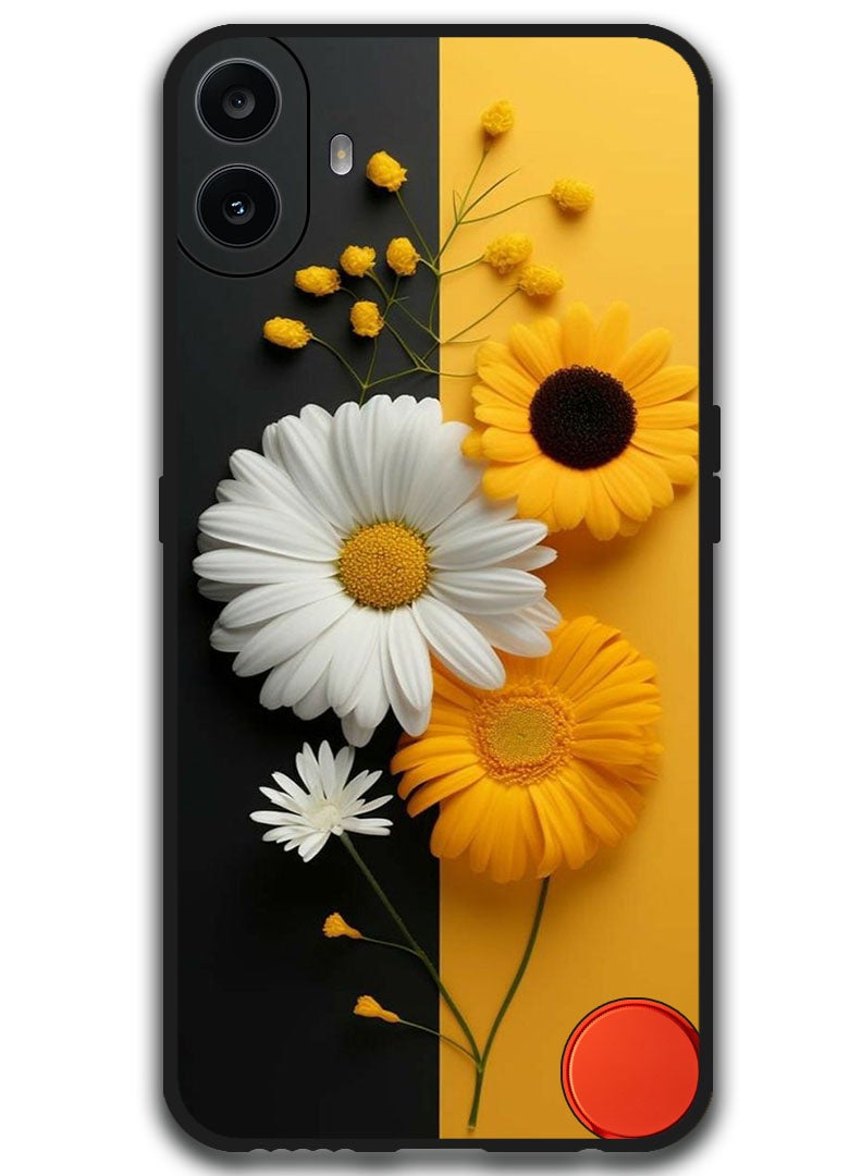 Theodor Protective Case Anti Scratch Shock Proof Bumper Cover For Nothing CMF Phone 1 Flowers 2 - Image 1