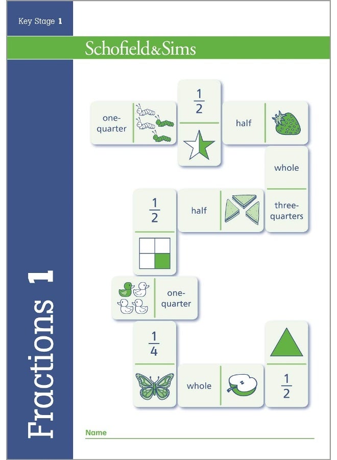 Fractions, Decimals and Percentages Book 1 (Year 1, Ages 5-6) - Image 1