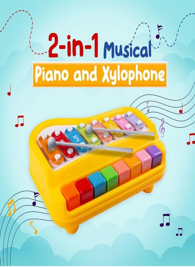 ARIZON ENTERPRISE ARIZON 8-Key Xylophone for Kids - Vibrant Musical Instrument, Safe & Sturdy Gift for Toddlers & Children - Image 3