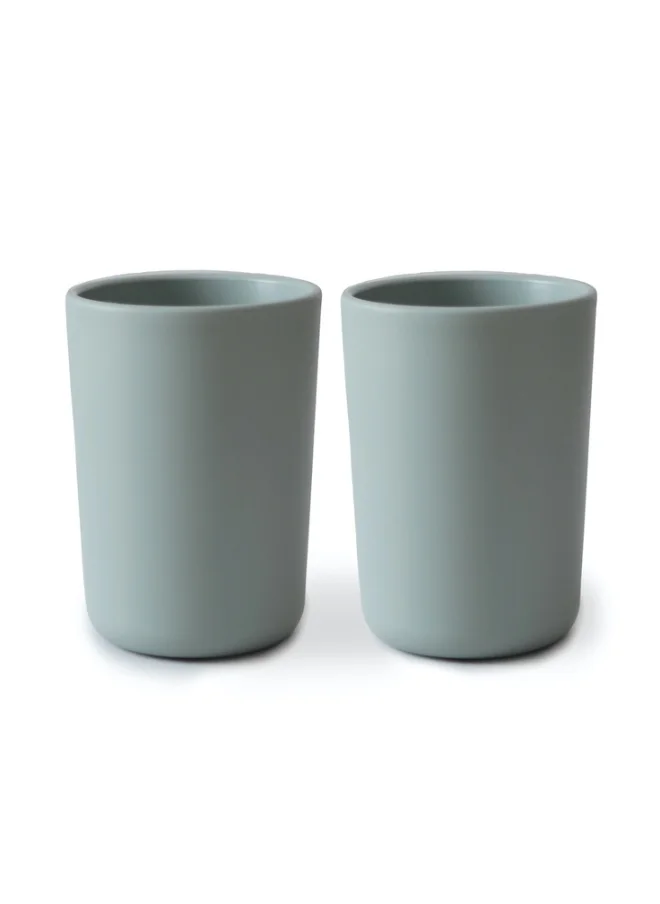 mushie Pack Of 2 Dinnerware Cup - Sage