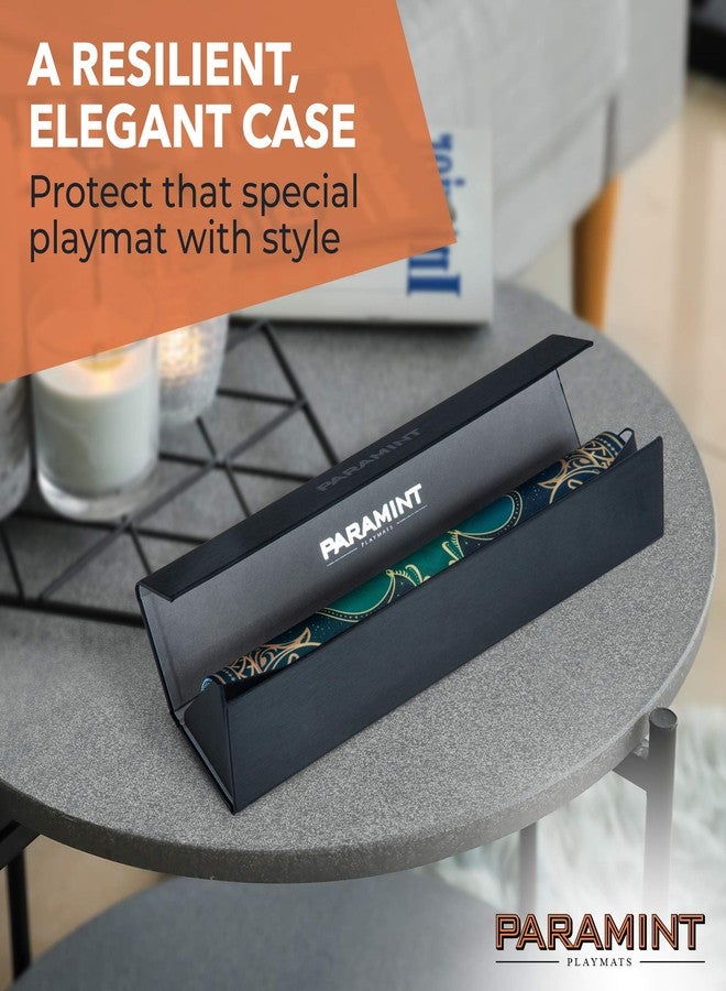 Paramint MatShield, Durable Playmat Case - Compatible with Magic The Gathering, MTG Play Mat Tube - MTG Accessories - Premium Leatherette with Fabric Interior, Magnet Snap Closure - Image 5