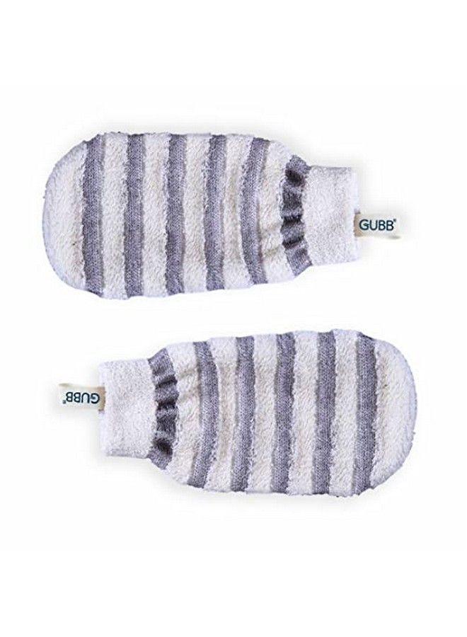GUBB Bath Mitt For Dead Skin Removal ; Exfoliating Bath Mitten ; Reusable And Washable ; Stimulates Blood Circulation ; Bath Gloves Pack Of 2  - Image 1