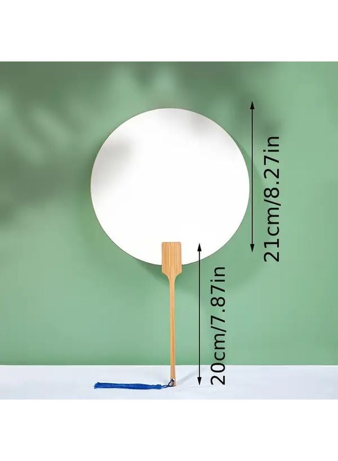 10 قطعة من المراوح المصممة بتصميمات كلاسيكية، 5 تصميمات للخط المائي، حرف يدوية كلاسيكية قديمة - Image 3