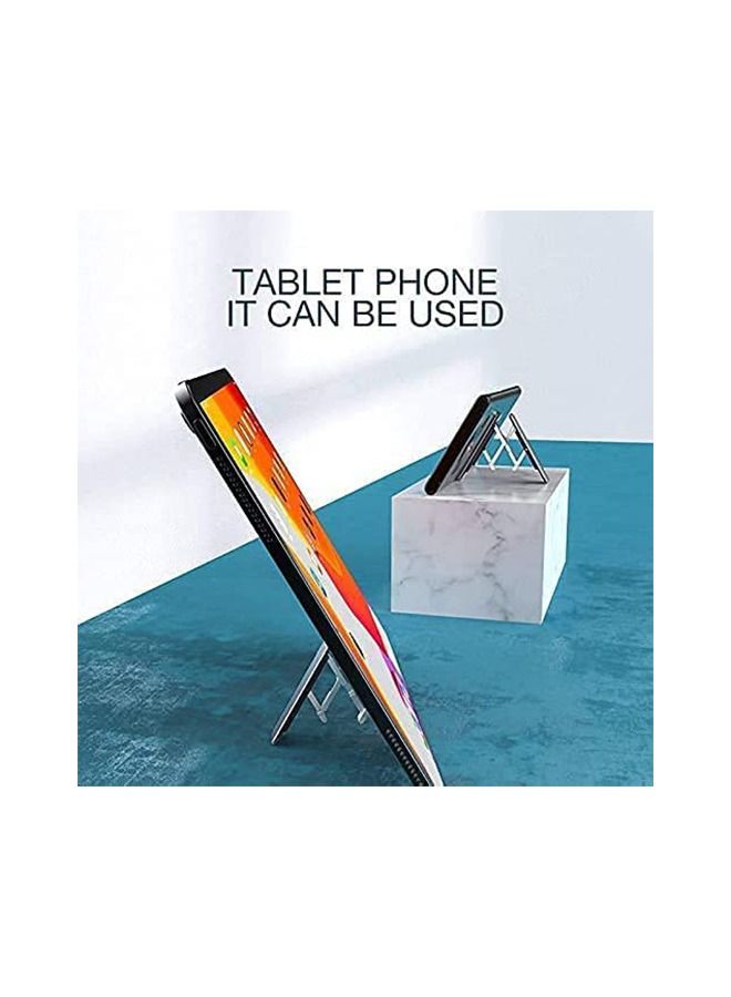 Aluminum Adjustable Mobile Phone Vertical and Horizontal Stand Black - Image 3