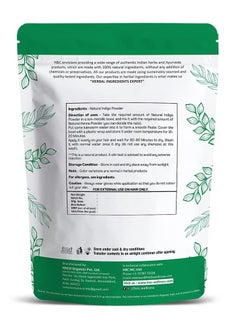 H&C HERBAL INGREDIENTS EXPERT 100% Natural Indigo Powder for Hair (227g / (1/2 lb) / 8 ounces) Indigofera tinctoria to color your hair brown to black  - Image 2