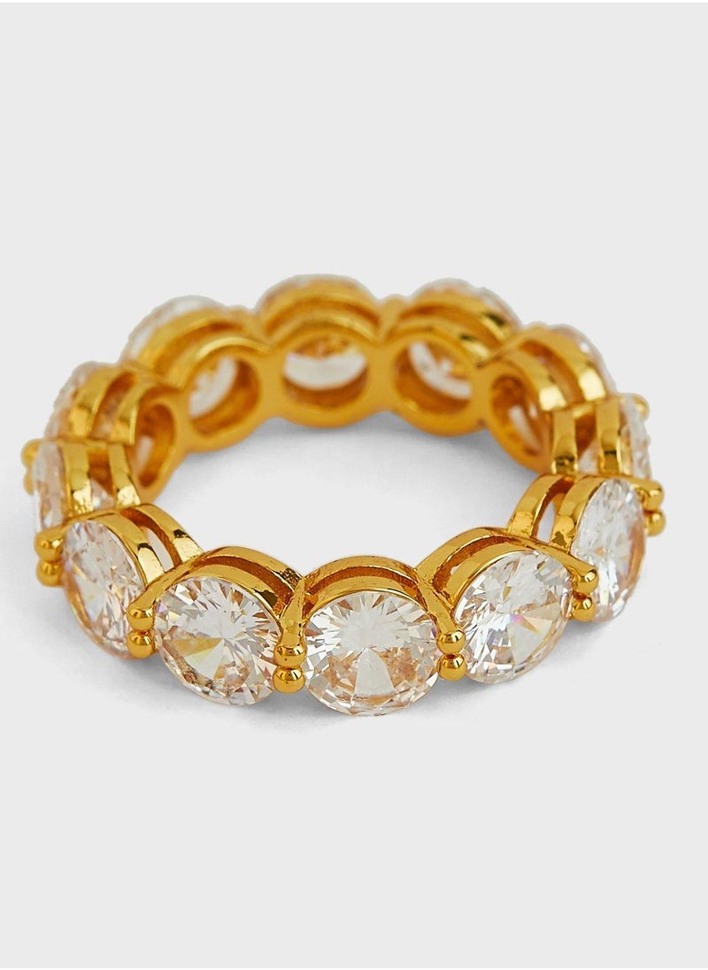Fashionbox Lauren Round Band Ring  - Image 1
