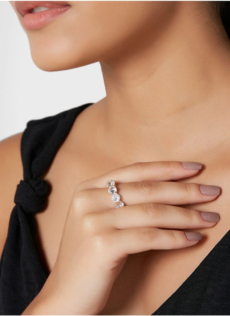 Fashionbox Lauren Round Band Ring  - Image 4