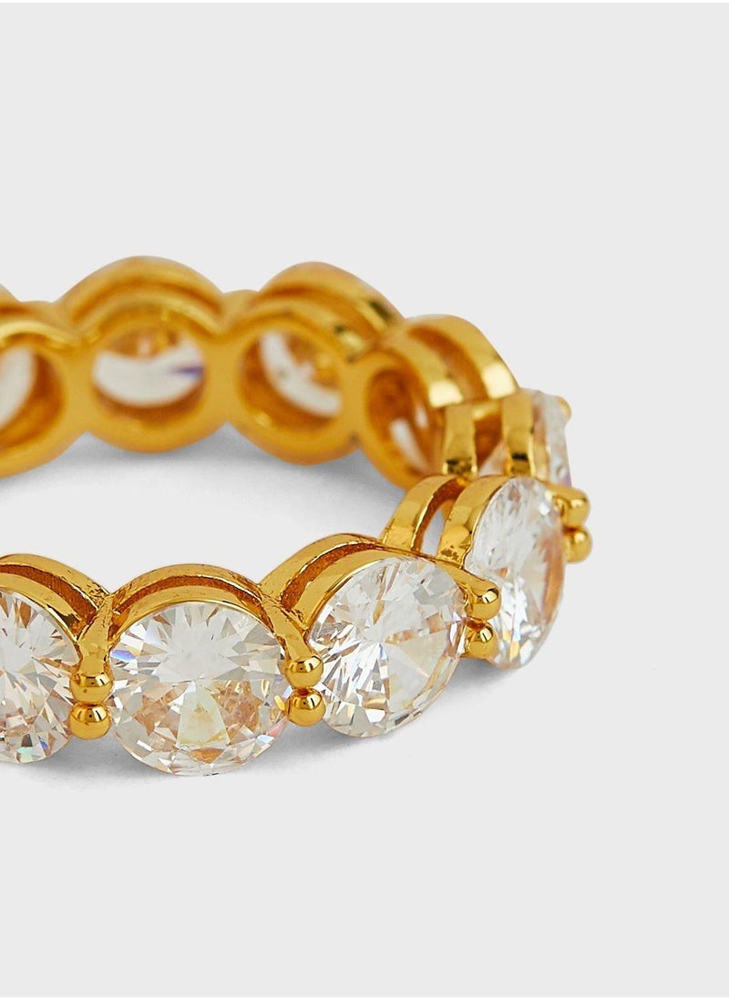 Fashionbox Lauren Round Band Ring  - Image 3