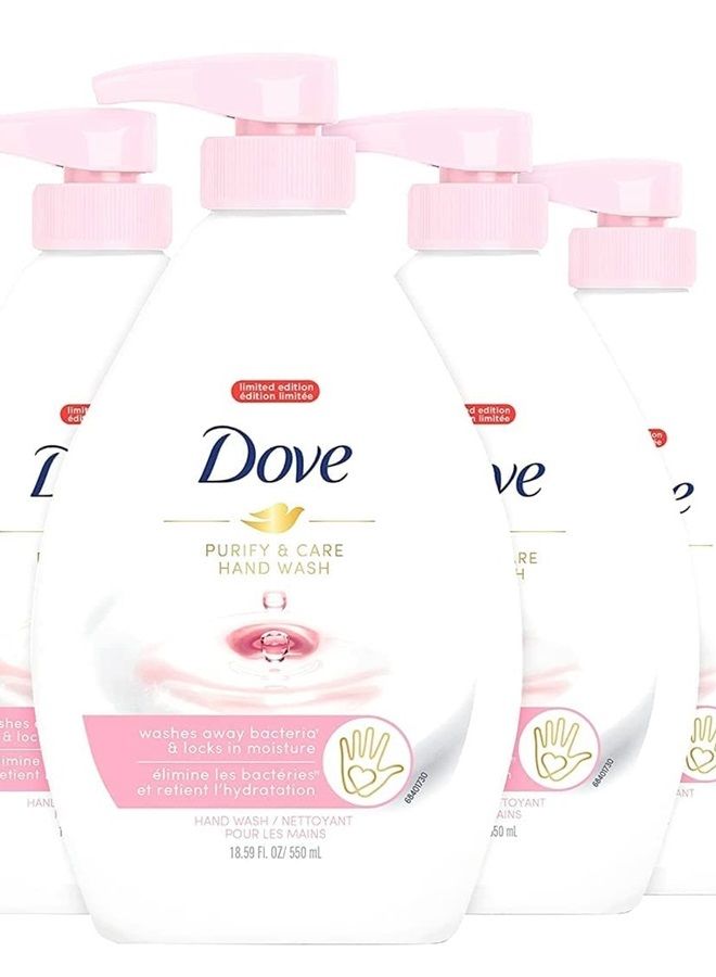 Dove Purify and Care Limited Edition Hand Wash, 18.59 Ounce (Pack of 2)